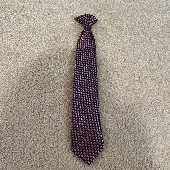 KIDS RED AND BLUE TIE - Picture 1 of 8